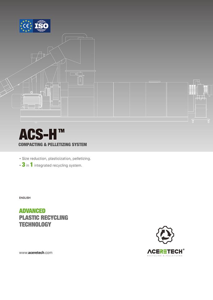 ACS-H single screw compacting pelletizing system