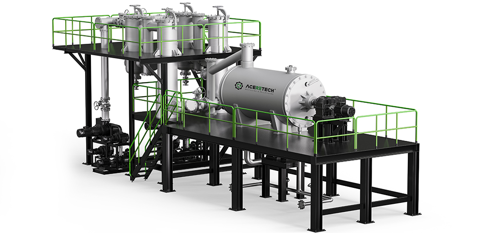 LSP PET Plastic Recycling Machine Line With Liquid State Polymerization System For IV Improvement